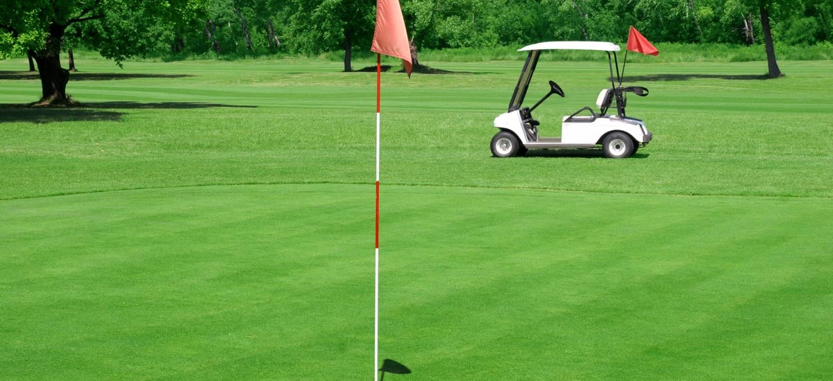 bigstock-Golf-Course-And-Vehicle-1731674